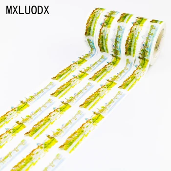 

Japanese Colored Washi Tape Set DIY Masking Paper Tape Office Stationery Decorative Adhesive Tape Sticky Scrapbook 1PCS/Lot