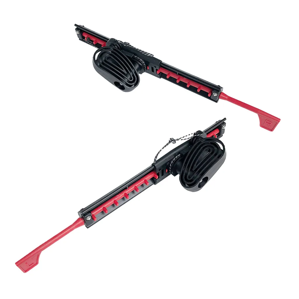 1 Pair Kayak Canoe Inflatable Boat Adjustable Rudder Control Footrest Foot Brace Pedals DIY Replacement Accessories