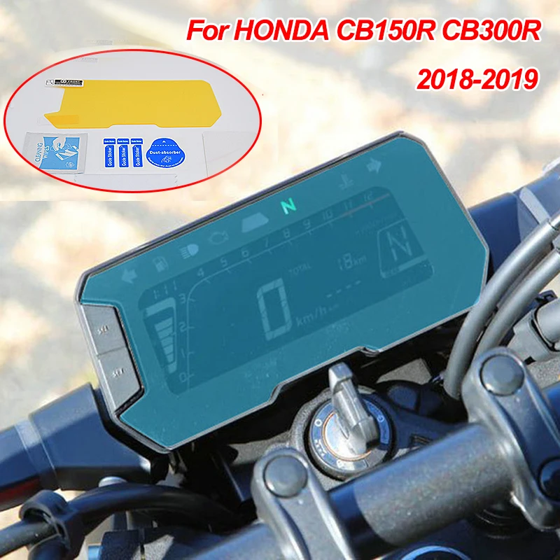 CB150R CB300R moto Cluster Scratch Protection Film Instrument Dashboard Cover Guard TPU Blu-ray for HONDA 2018-2019 CB150R CB300R