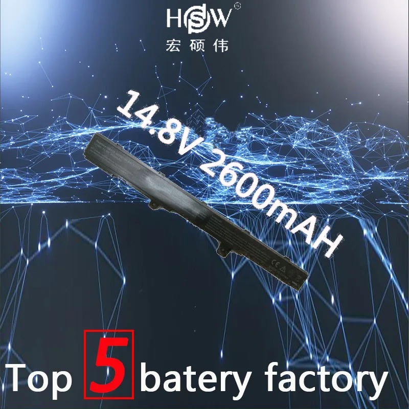 HSW Аккумулятор для ноутбука ASUS 0B110-00250100 A41N1308 Батарея A31N1319 X551 X451C батареи X451CA X551C X551CA ноутбук Батарея