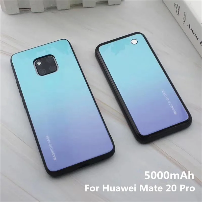 NTSPACE-5000mAh-Wireless-Magnetic-Tempered-Glass-Portable-Power-Bank-Battery-Charging-Case-For-Huawei-Mate-20 (2)