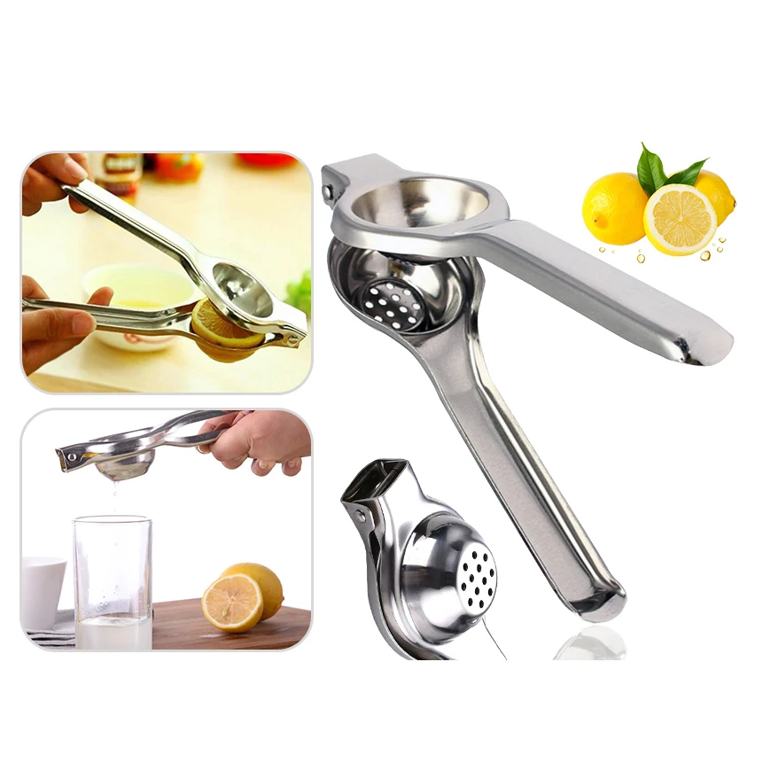 

Stainless Steel Kitchen Home Lemon Lime Squeezer Juicer Manual Hand Press Tool