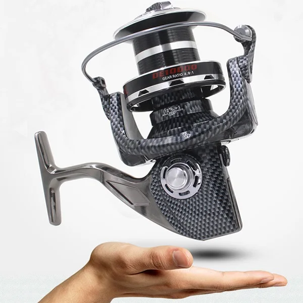 All carretel de Linha de Metal Roda de Carretel de Pesca 10000 tipo 12 plus 1bb High end Fddl 9000 Copo Fiação Grande Tiro Longo Carretilha Parágrafo Pesca 2 Carretilhas de pesca