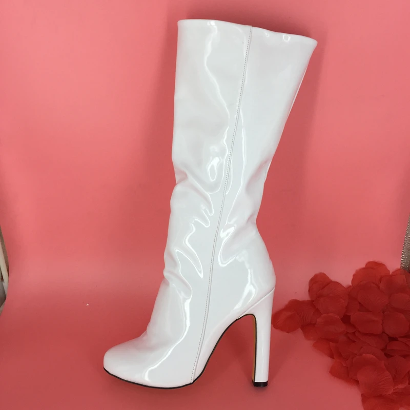 pointed toe knee high heel boots