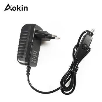 

5V 3A Power Supply Charger AC Adapter Micro USB Cable with Power On/Off Switch For Raspberry Pi 3 banana pi pro Model B B+ Plus