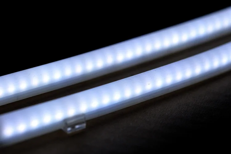 Angel Eye 2x Daytime Running Light Universal Tube Guide Soft and Flexible Car LED Strip DRL White and Yellow turn signal light (11)