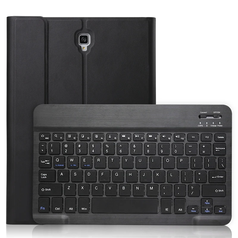 

Keyboard Case For Samsung Galaxy Tab S4 10.5 2018 Model Sm-T830/T835/T837, Slim Shell Lightweight Stand Cover With Detachable