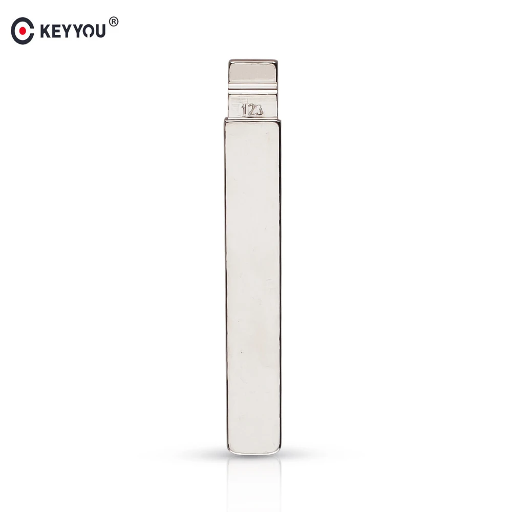 

KEYYOU 5/10/20/50 Car Blank Key Blade NO.123 KEY BLADE FOR NEW TOYOTA Corolla 2015 Modified Flip Remote Key Blade 123#