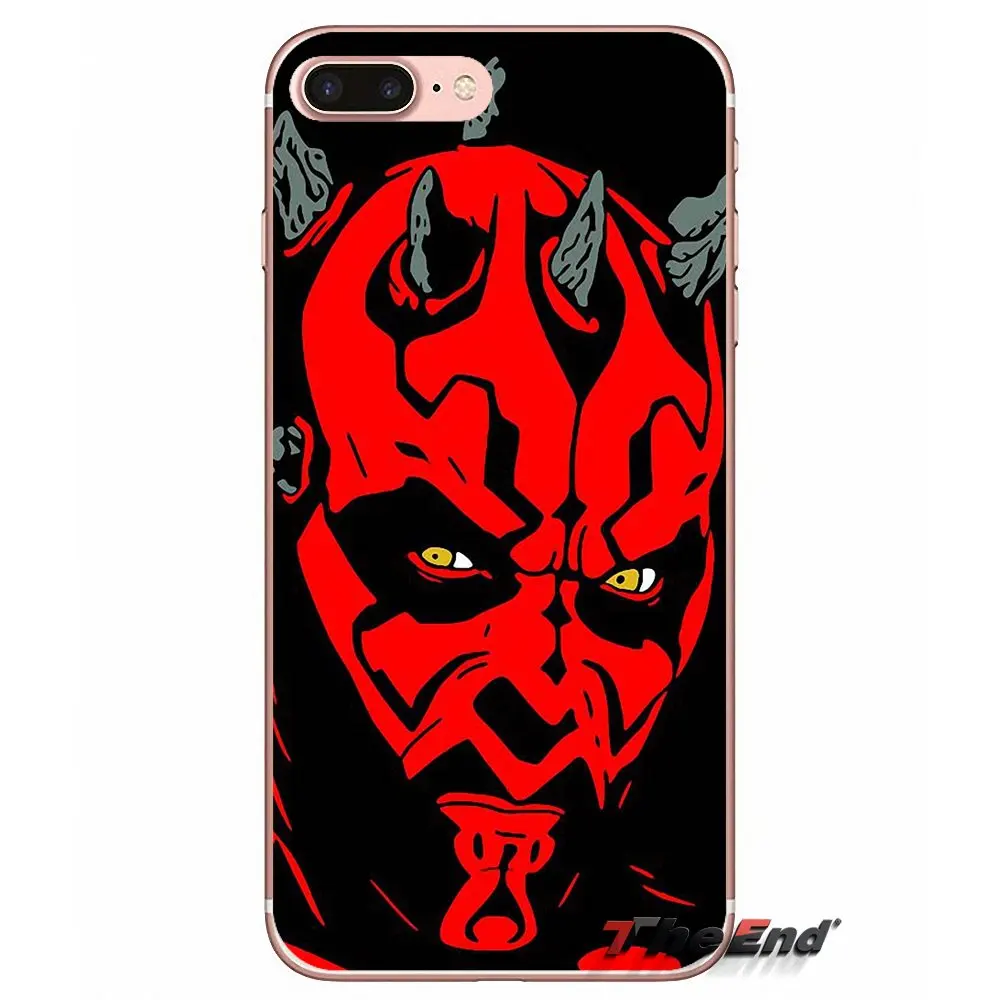 Для Xiaomi Mi6 Mi 6 A1 Max Mix 2 5X 6X Redmi Note 5 5A 4X 4A A4 4 3 Plus Pro sith star wars darth maul темные боковые мягкие
