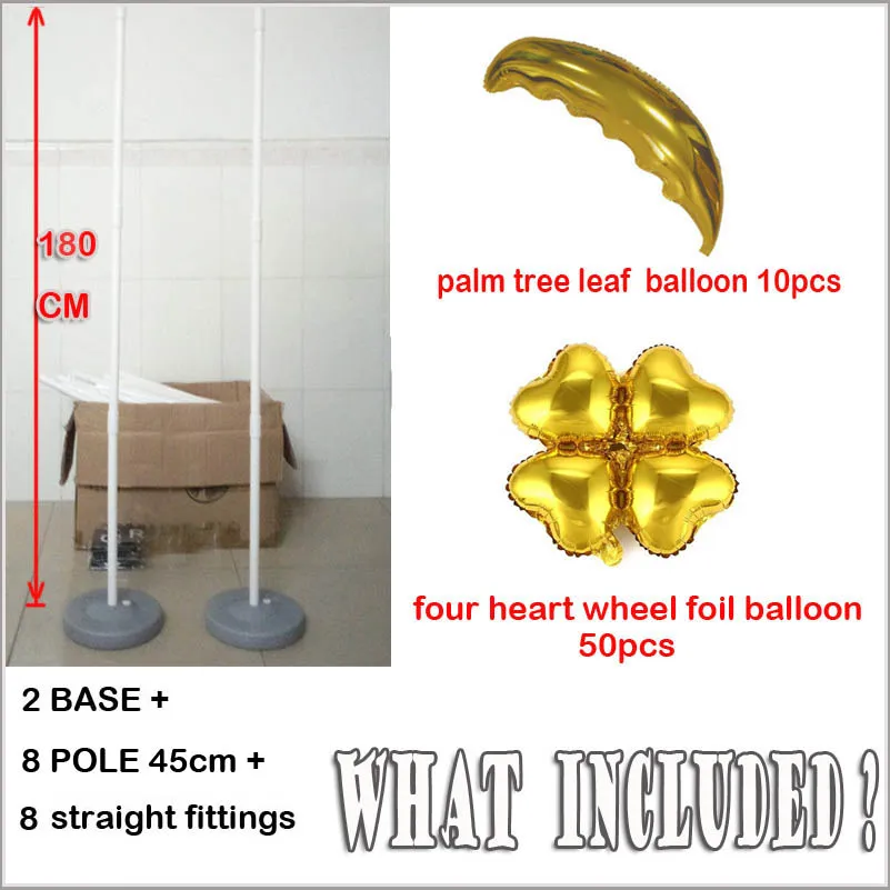 DH_180cm balloon column base and pole -what included-gold-1