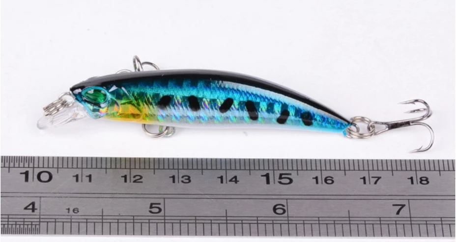 YINGTOUMAN 2PCS/LOT 7 cm 4 g Laser Fishing Bait ABS Plastic 5 Colors Bionic Swimming Realistic Tackle | Спорт и развлечения