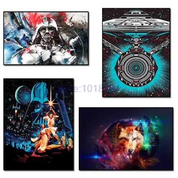 

5D Diamond embroidery scenery full drill cross stitch crystal square diamond sets unfinish decorative diamond painting Cartoon