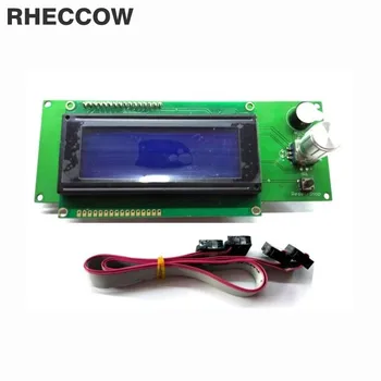 

RHECCOW 5set Smart Controller 3D Printer lcd display Diy Kit ( 2004 lcd moule +L adapter plate +FC cable) FOR Reprap Ramps 1.4