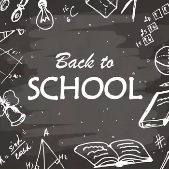 

TR 5x7FT Back To School Blackboard Chalkboard Books Custom Photo Studio Backdrop Background Vinyl Children Kids Photo Backdrops