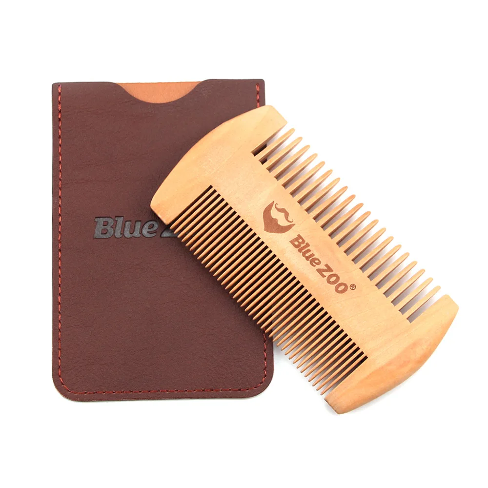 7 Pçs e set Homens Barba Grooming Kits Óleo Barba Bigode Barba Bigode Óleo Cera Hidratante Bálsamo Essência Cuidados Styling Comb Beard Conjunto 14 7 pçsset men beard grooming kits barba