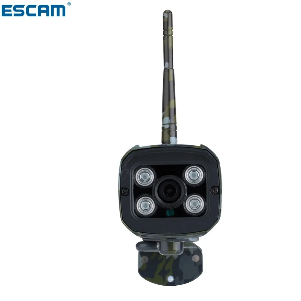 2017 escam 2mp сеть ИК-пуля Камера день/ночь Waterprrof IP66 ONVIF 2.2 1080 P камуфляж Беспроводной IP