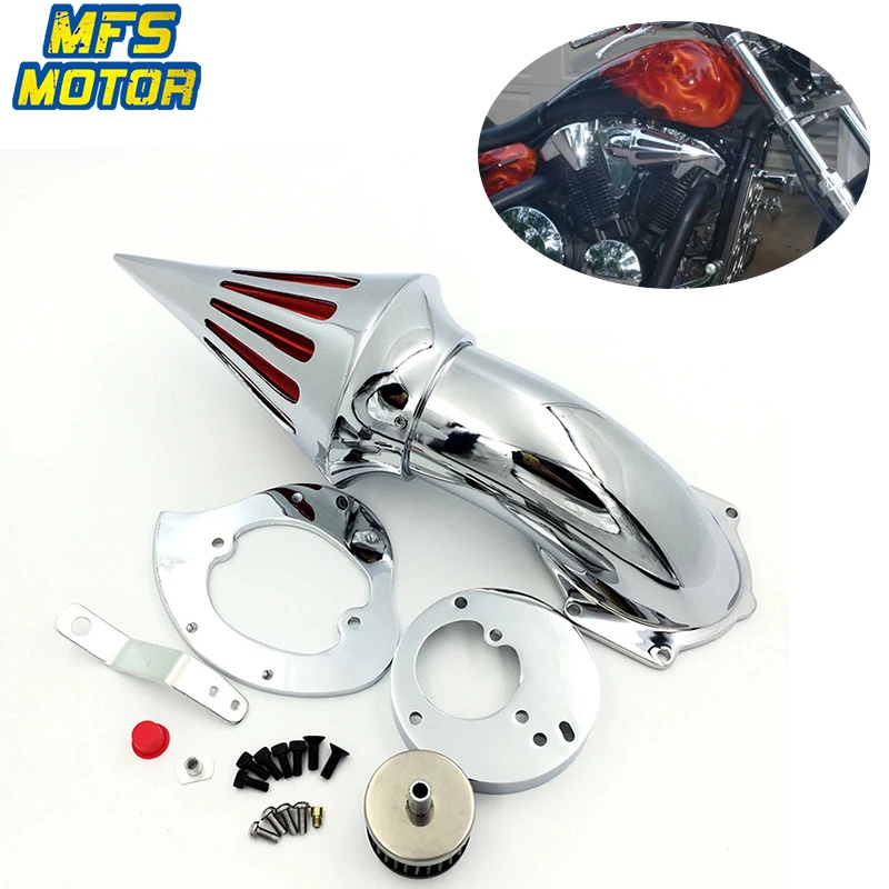 

For 86-12 Honda VTX 1300 VTX1300 Spike Cone Air Cleaner Intake Filter Kit Motorcycle Accessories Parts 1986 1987 1988 1989-2012