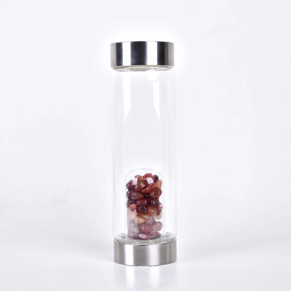 

Drop shipping Healing Crystal Water Bottle Gemstone