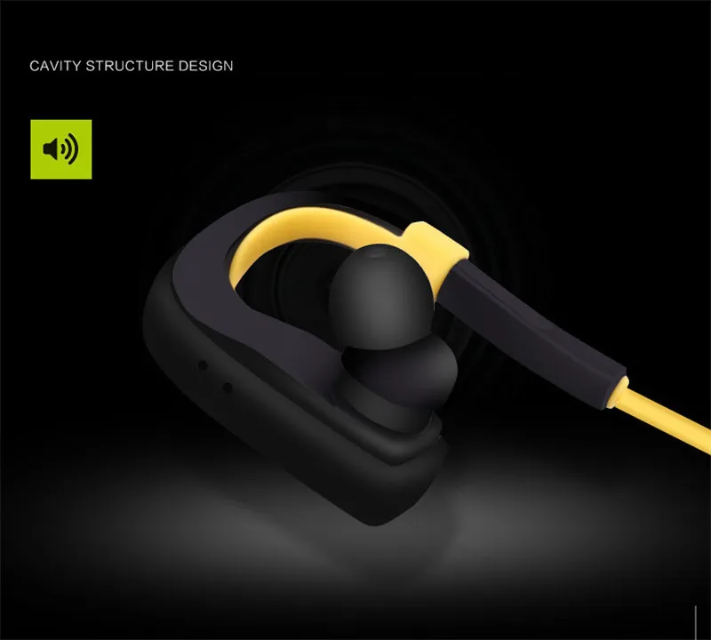 New Style Wireless Stereo 4.0 Bluetooth Headsets sweatproof Noise Cancelling with Microphone Earplugs Neckband type PE12 (8)