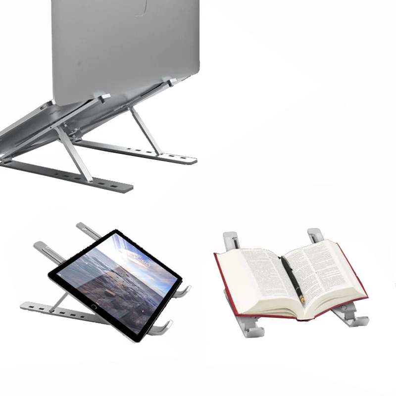 2019 Laptop Stand Folding Portable Adjustable Laptop Office Lapdesk.Ergonomic Notebook Stand Heighten Holder Support 10-15 Inch (3)