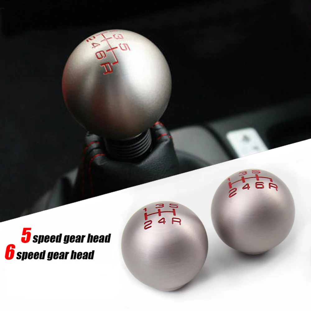 Type R FD2 5/6 Speed M10X1.5 Round Aluminum Gear Shift Knob Fit for