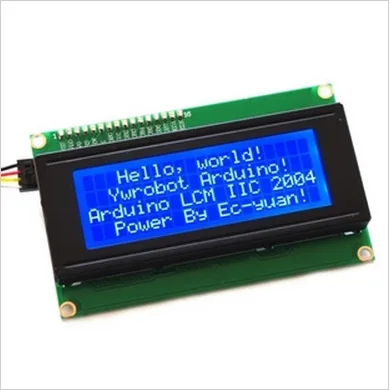 Brazil IIC / I2C 2004 LCD2004 blue screen LCD module provides library files | Электронные компоненты и