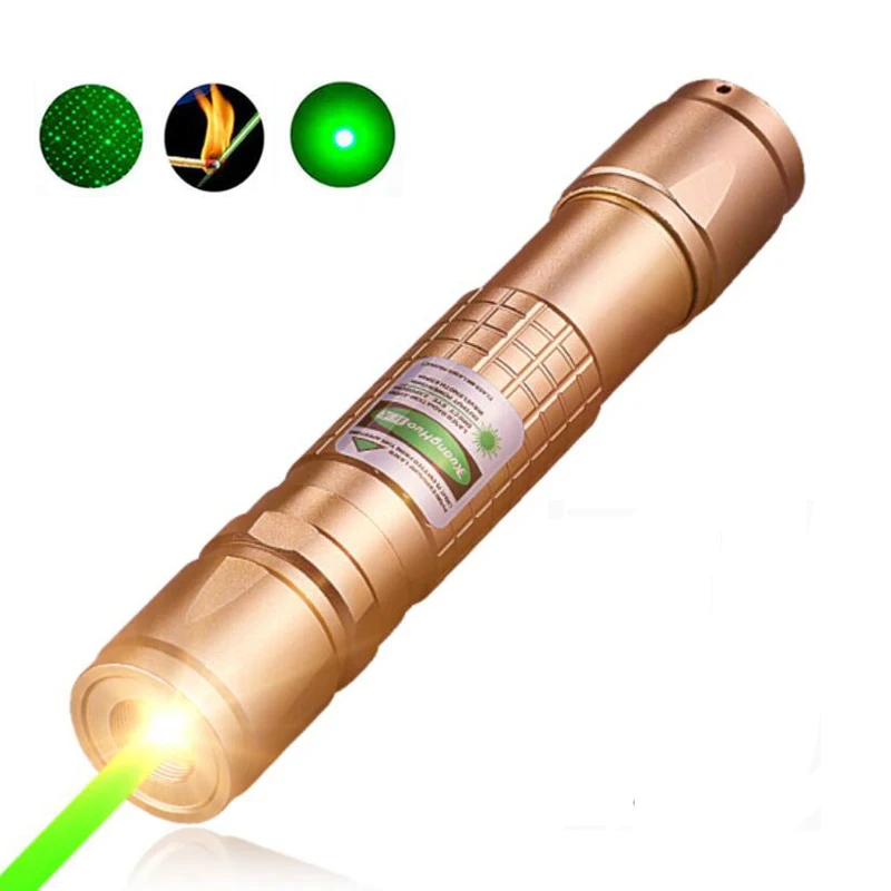 عالية الطاقة مؤشر ليزر الصيد الليزر الأخضر التكتيكية البصر بالليزر القلم 303 حرق laserpen قوية laserpointer