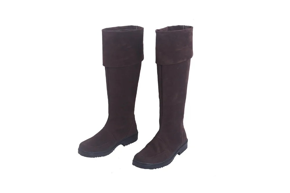 FGO FateEXTRA Robin Hood Cosplay Boots Brown Shoes Custom Made Any Size (3)