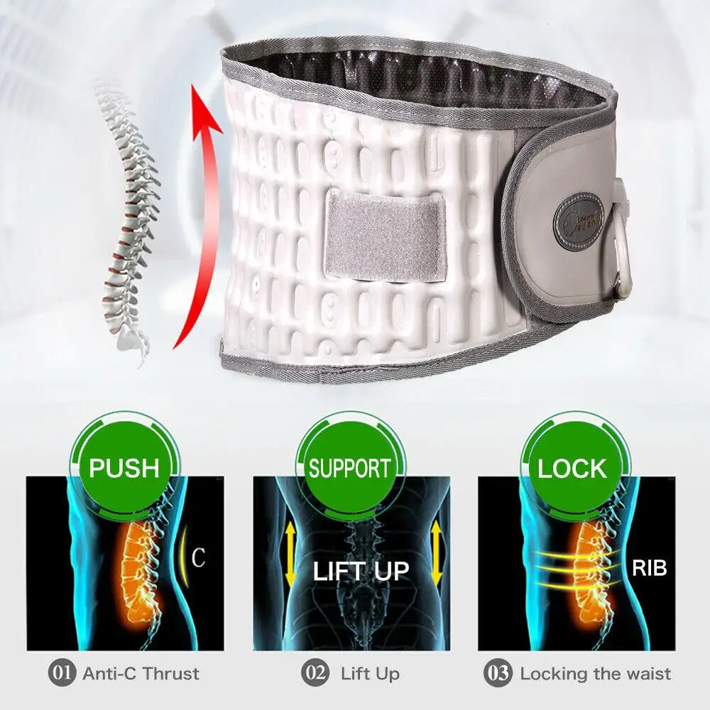 Поясничный поддерживающий бандаж декомпрессионный бандаж для Спины Поддерживающий Пояс для облегчения боли в спине