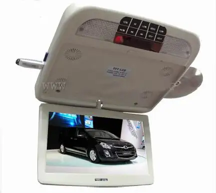 10," автомобиль флип вниз на крышу монитор dvd-плеер игры USB SD для всех автомобилей