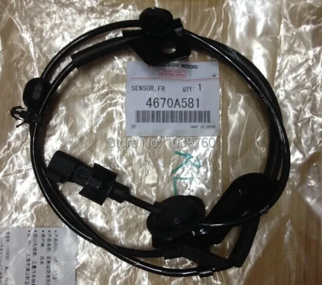

Free shipping New Rear Left ABS Wheel Speed Sensor for Mitsubishi Outlander 4WD Lancer 4WD ASX 4WD 07-12 4670A581