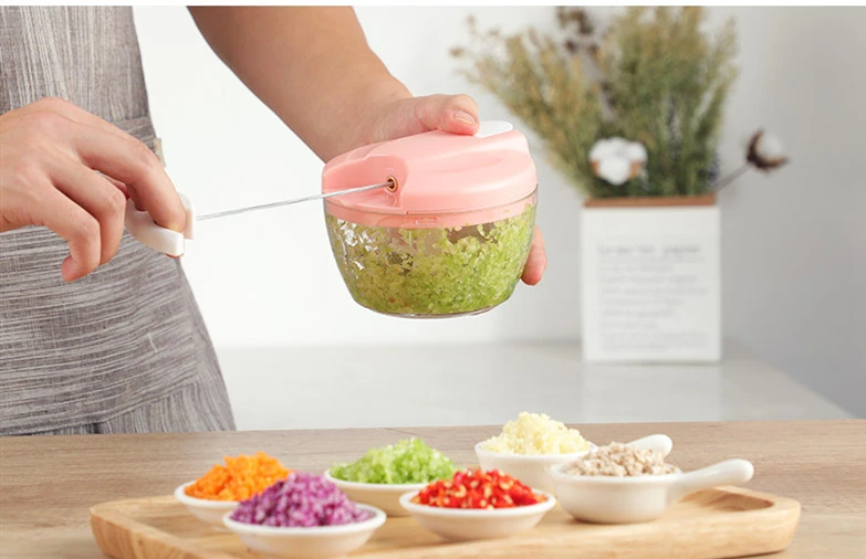 

Manual meat grinder meat mixer stirrer food machine dumpling stuffing machine stir garlic grinder household small