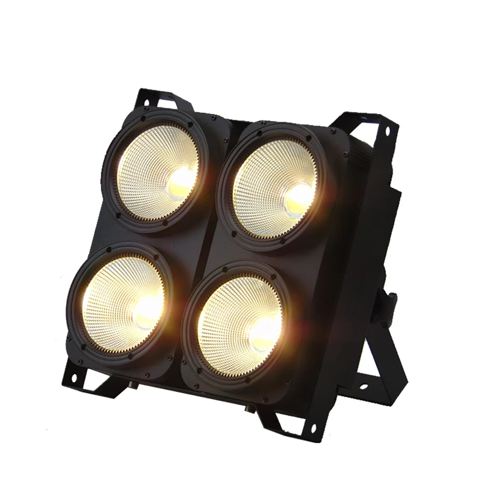 2x100 Вт COB DMX сценическое освещение Led Blinder/теплый белый Dmx сценическое ТВ студия церковная