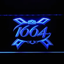 A242 Kronenbourg пивоваренный завод 1664 светодиодный неоновые световые знаки с вкл/выкл 7 цветов на выбор