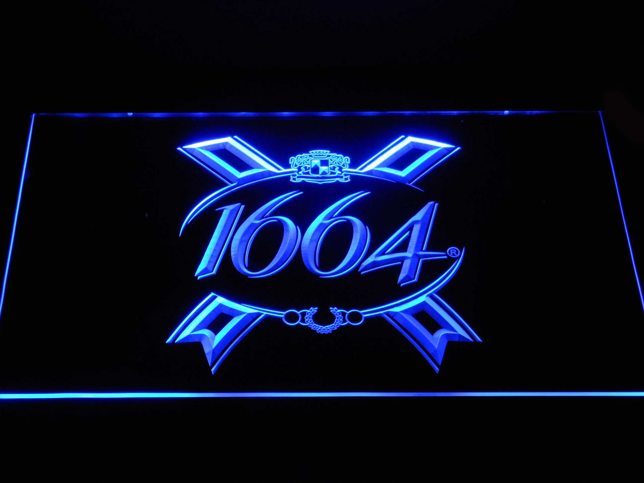 

a242 Kronenbourg Brewery 1664 LED Neon Light Signs with On/Off Switch 7 Colors to choose