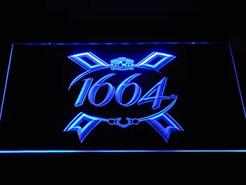 

a242 Kronenbourg Brewery 1664 LED Neon Light Signs with On/Off Switch 7 Colors to choose