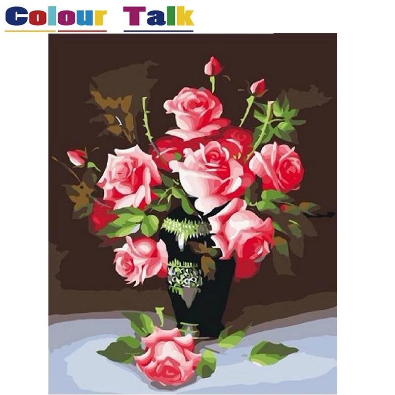 

Painting Calligraphy Unframed Wall Picture for Bedroom Oil Painting Wallpaper modular wall numbers by numbers drawing P-0203