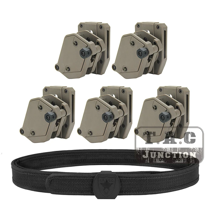 

IPSC USPSA IDPA 1.5" Shooting Inner & Outer Belt Competition High Speed 5x Multi-Angle Speed Pistol Magazine Pouch Mag Holster