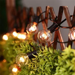 Patio Lights G40 Globe Party Christmas String Light,Warm White 25Clear Vintage Bulbs 25ft,Decorative Outdoor Backyard Garland Patio Lights G40 Globe Party Christmas String Light,Warm White 25Clear Vintage Bulbs 25ft,Decorative Outdoor Backyard Garland