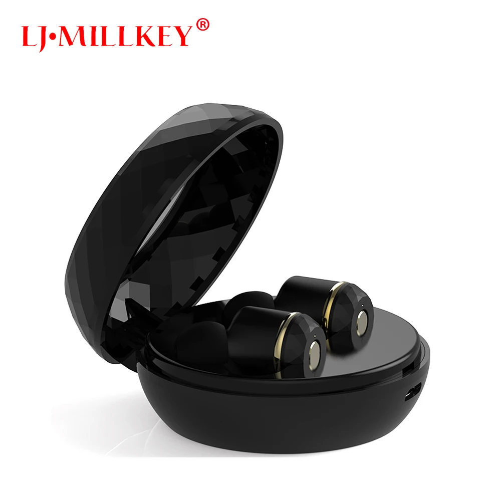 Wireless font b Earphones b font Dynamic Dual Drivers Bluetooth 4 1 TWS Earbuds Stereo Music