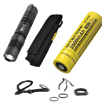 

NITECORE P10GT Outdoor Flashlight CREE XP-L HI V3 LED max. 900 lumens beam throw 286 meters tactical light + 3500mAh battery