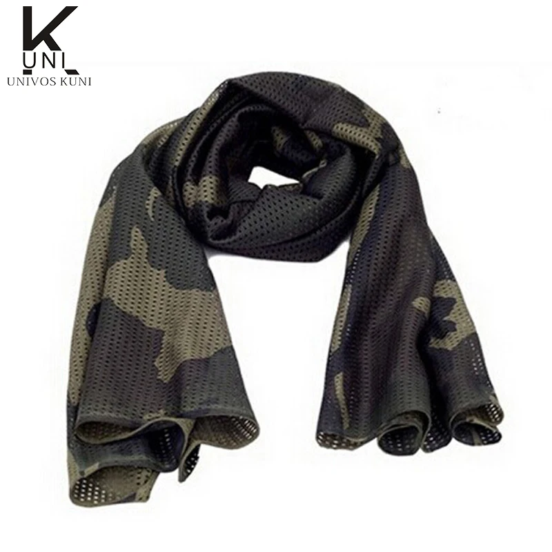 Scarves New Brand Multi Tactical Camouflage Fish Net Mesh Army Scarf ...