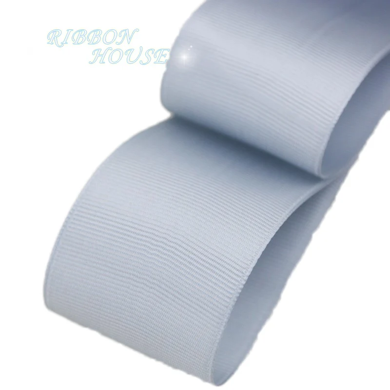 

(5 meters/lot) 40mm Silver Gray Grosgrain Ribbon Wholesale gift wrap Christmas decoration ribbons