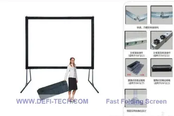 

DfLabs High Quality 180 Inch 16:9 Wall Stand Fast Folded Front Projector Screen