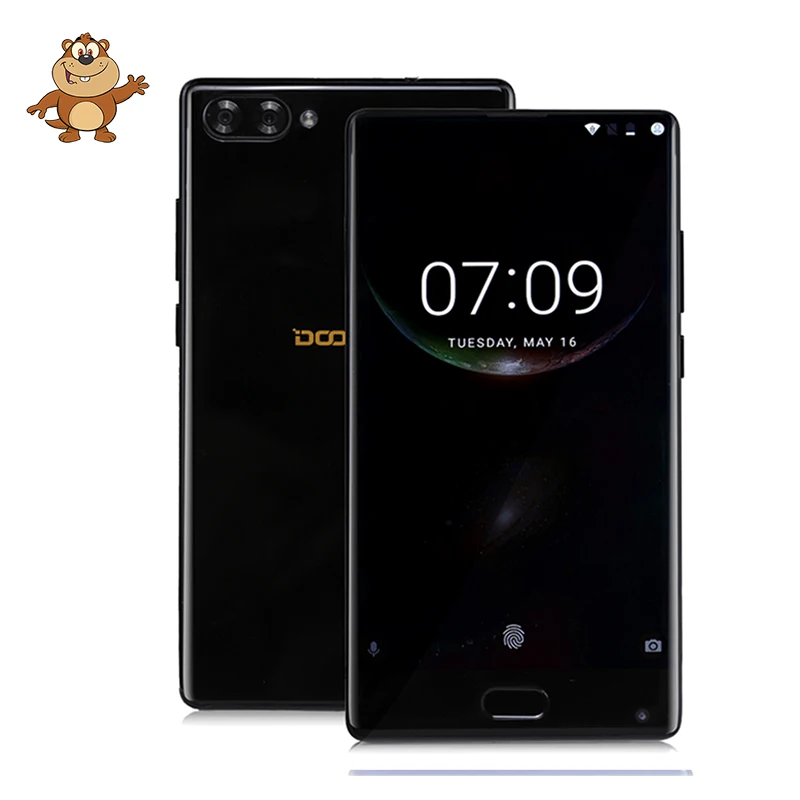 DOOGEE MIX 6 ГБ + 64 Гб безрамный смартфон Двойная камера 5 ''AMOLED MTK Helio P25 Восьмиядерный