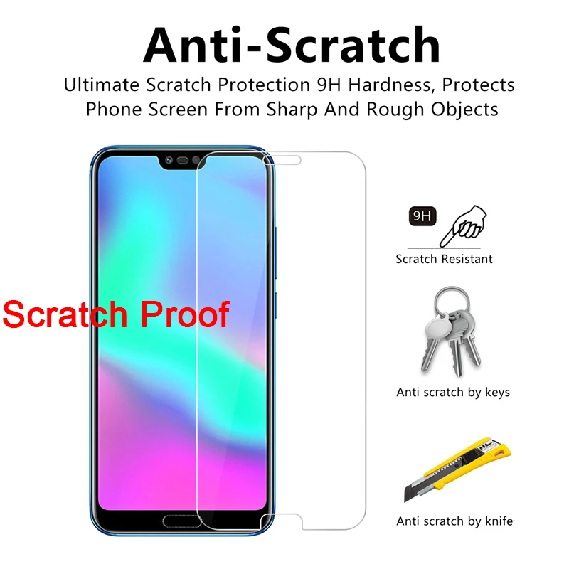 mobile protector 3PCS Tempered Glass for Honor 10i 10 Lite 9 Light Screen Protector Phone Glass on Huawei Honor 20 Pro 30 Lite 30i 20i Hard Glass phone tempered glass