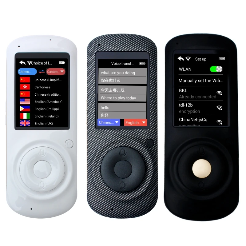 

Voice translator 2.4 Inch Screen Voice translator Smart Translator 82 Multi-language Global Travel translator