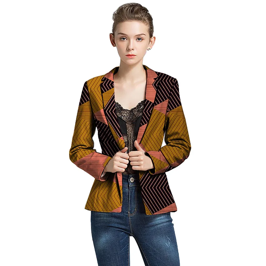 Tailored Made African Print Suit Jackets Women's Ankara Suit Female Blazers Kitenge Cocktail Outfit For Ladies Tailored Made African Print Suit Jackets Women's Ankara Suit Female Blazers Kitenge Cocktail Outfit For Ladies