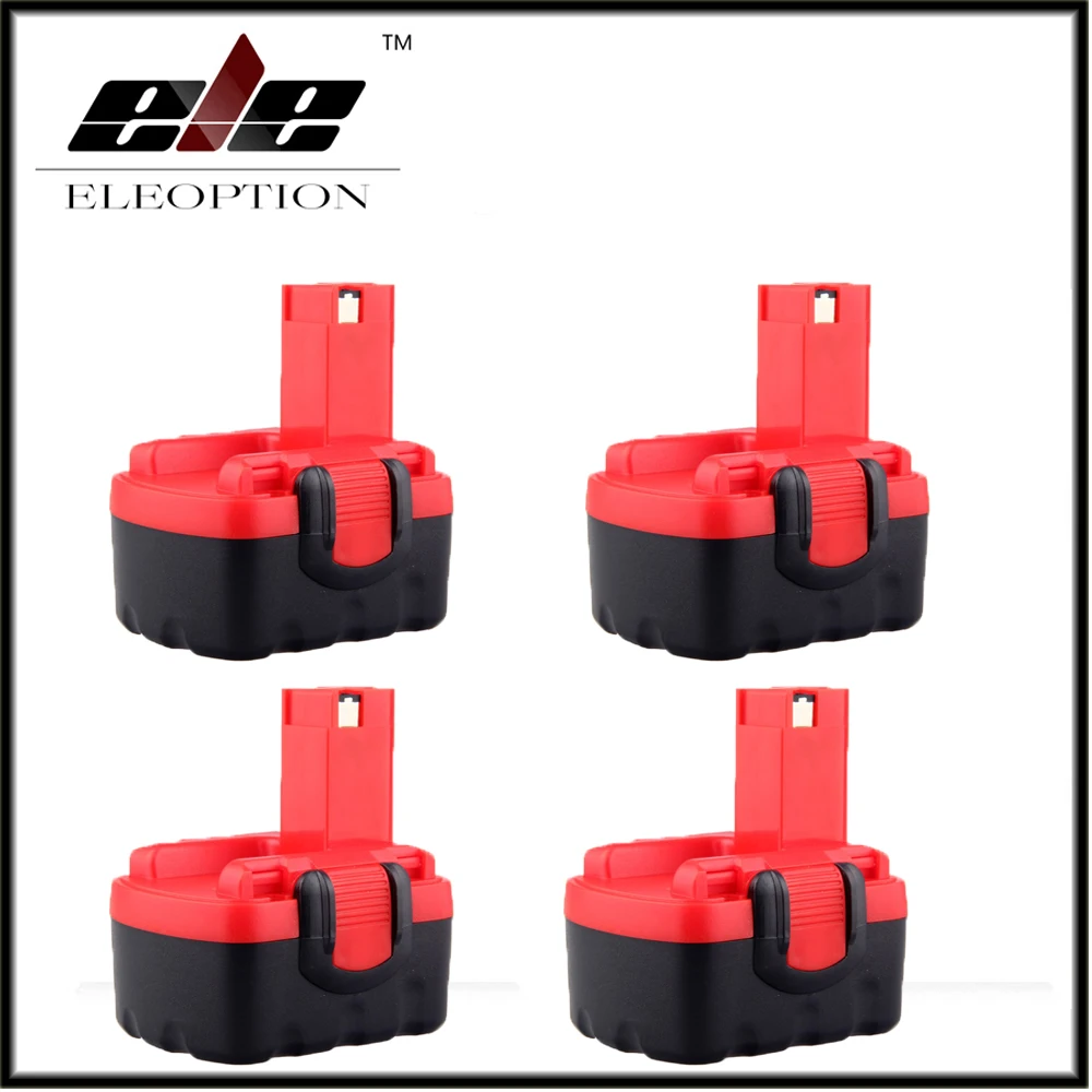 

4pcs 14.4V Ni-CD 2.0Ah 2000mah Replacement Power Tool Battery for Bosch BAT038 BAT040 BAT041 BAT140 2 607 335 711 Battery