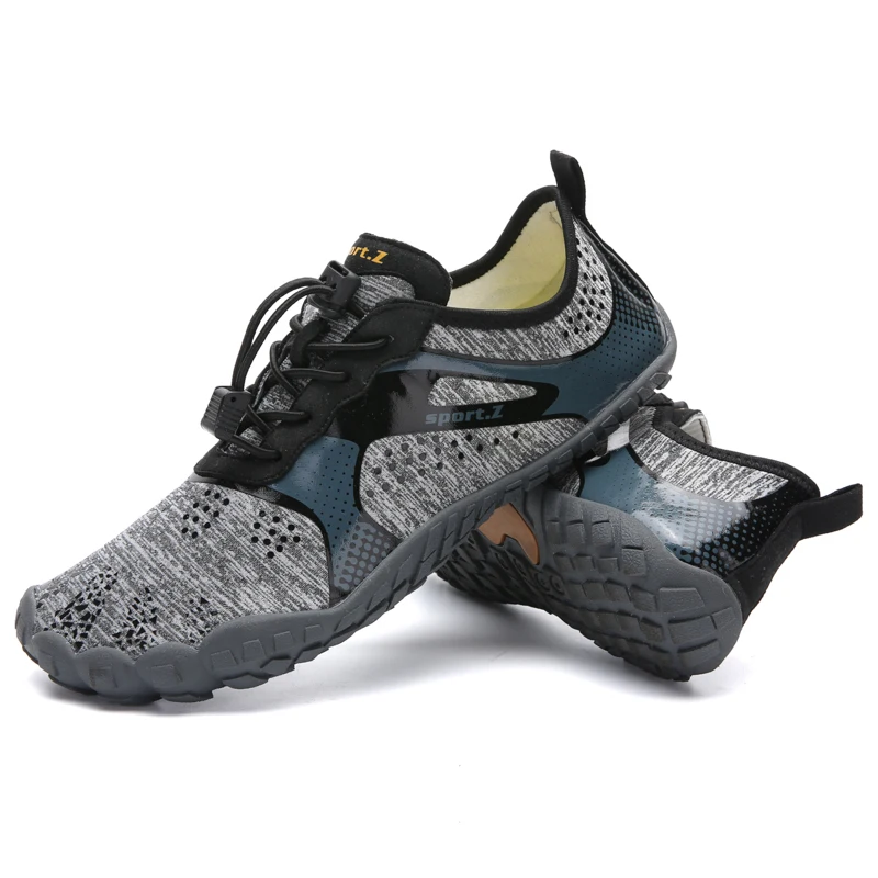  Mens Barefoot Five Fingers Shoes Summer Running Shoes for Men Outdoor Lightweight Quick Aqua Shoes 